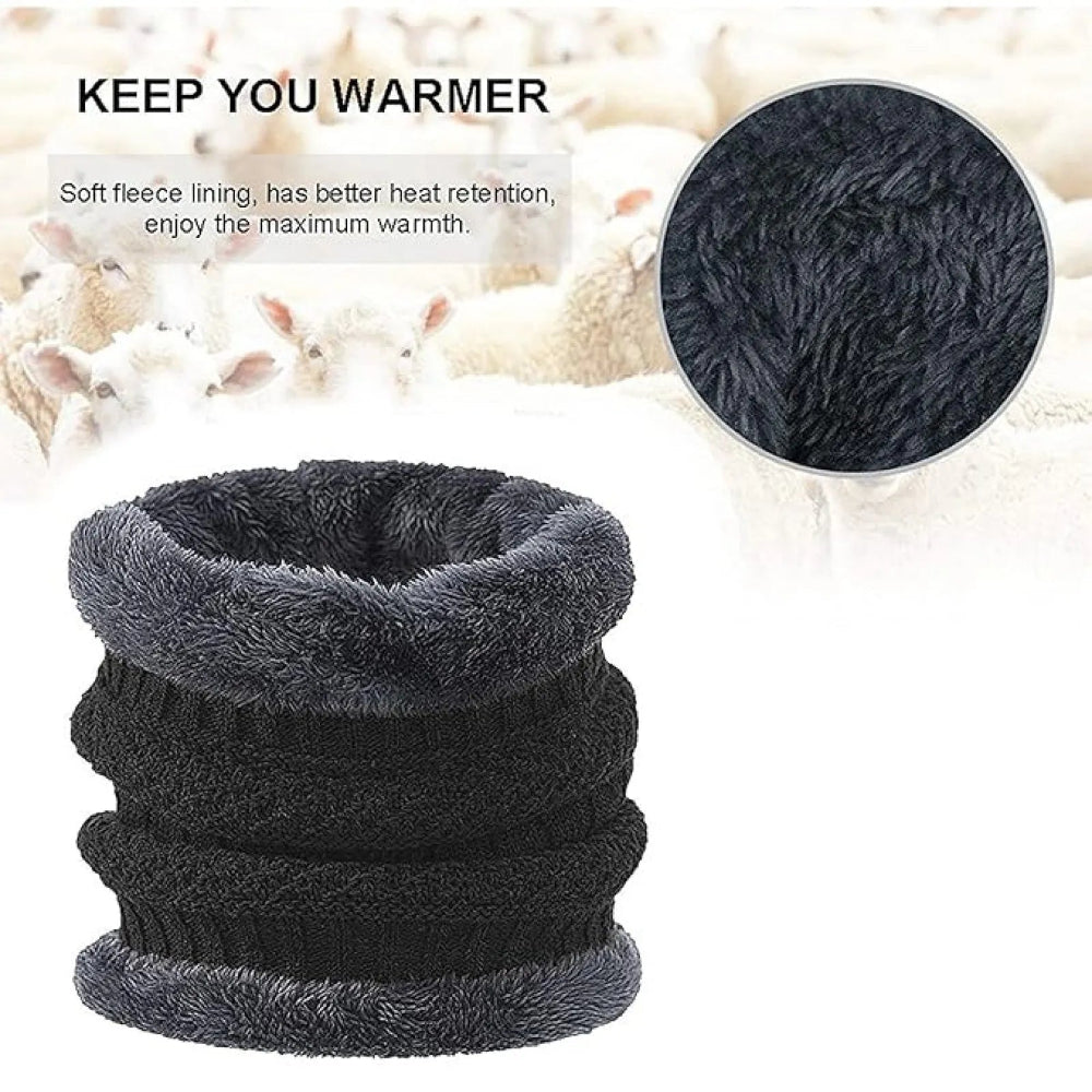 Unisex Woolen Cap Set | Premium Winter Protection Combo