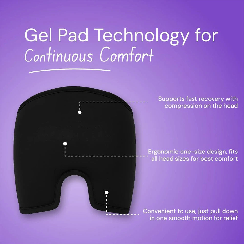 Migraine Relief Head Wrap – Instant Cooling Mask for Headache & Stress Relief