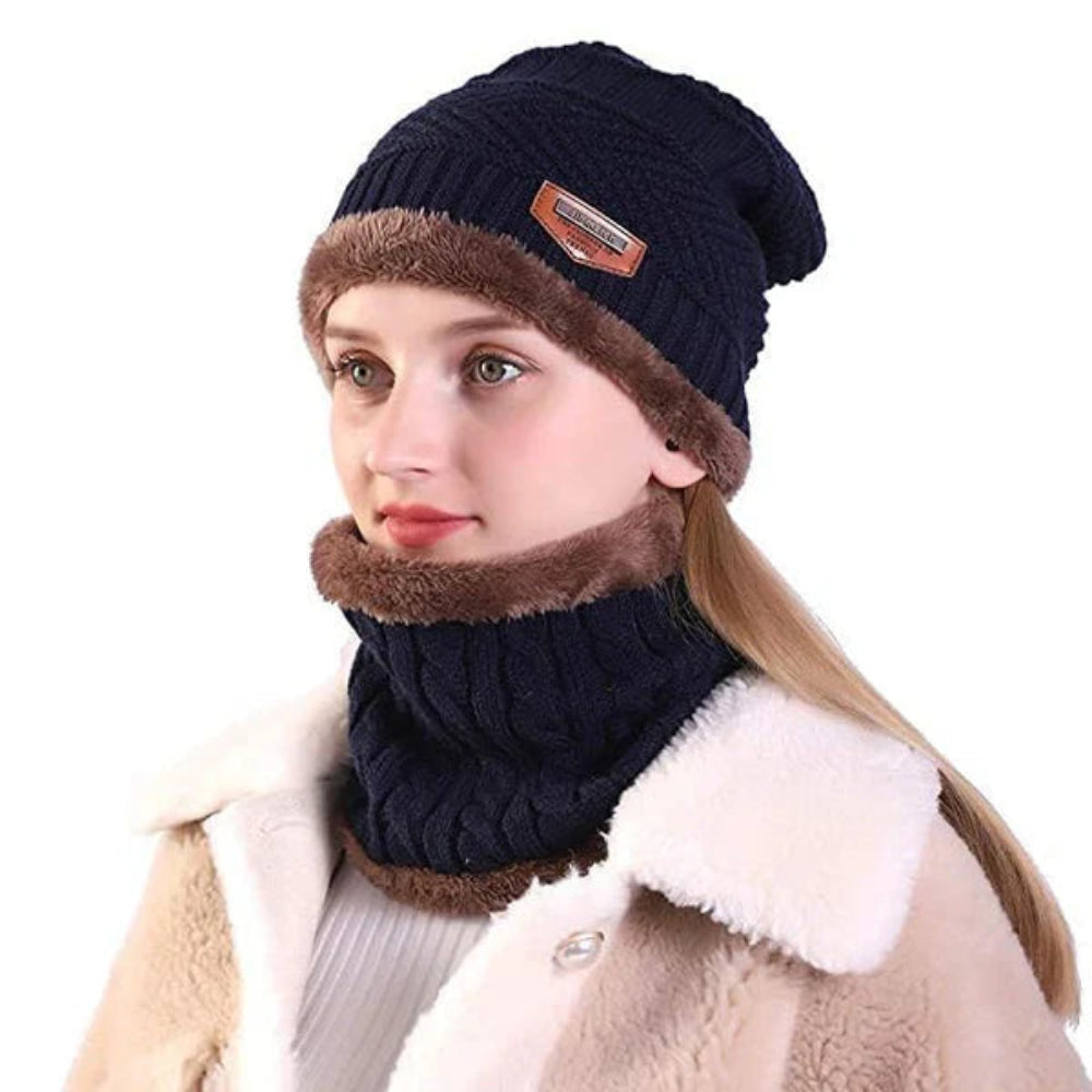 Unisex Woolen Cap Set | Premium Winter Protection Combo