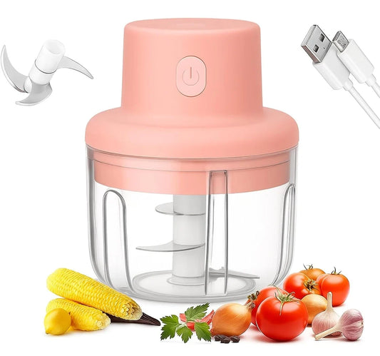 New Ultimate Electric Mini Food Chopper 250ml | USB Charging | Wireless