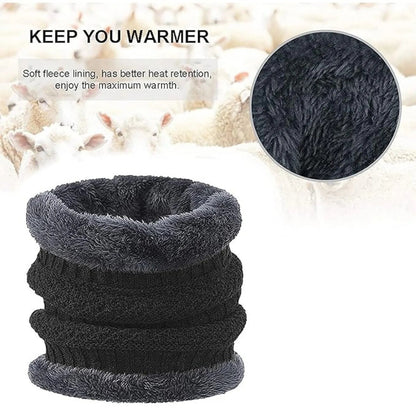Unisex Woolen Cap Set | Premium Winter Protection Combo