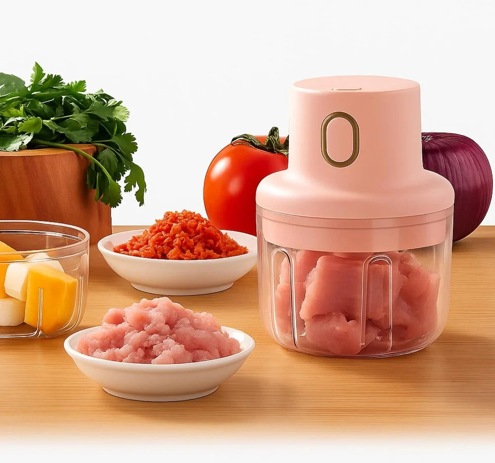New Ultimate Electric Mini Food Chopper 250ml | USB Charging | Wireless